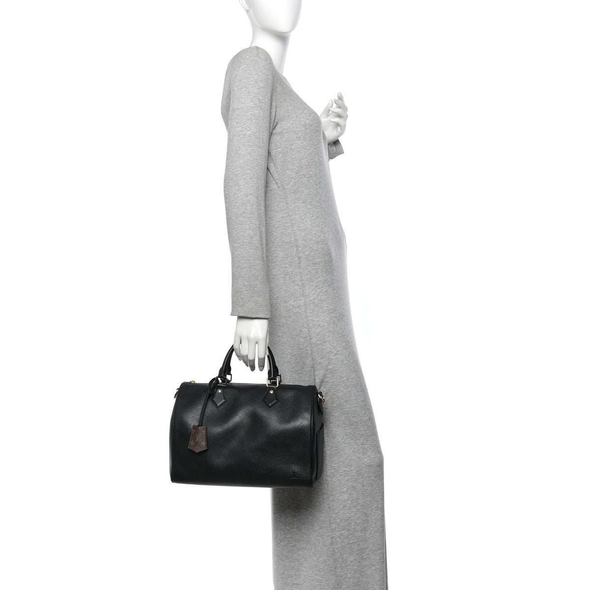 Louis Vuitton Epi Speedy Soft 30 Black 2 of 9