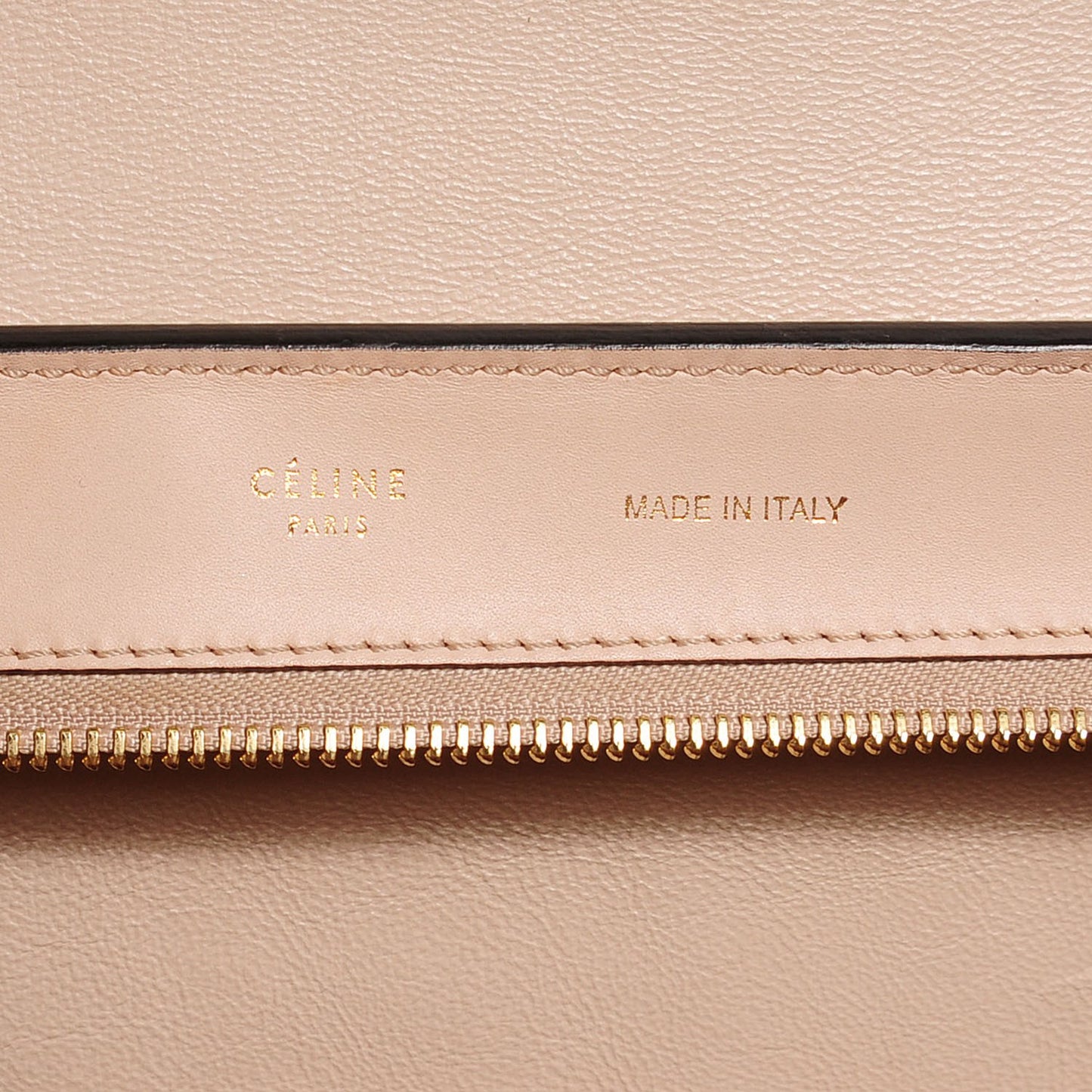 Smooth Calfskin Suede Small Trapeze Beige
