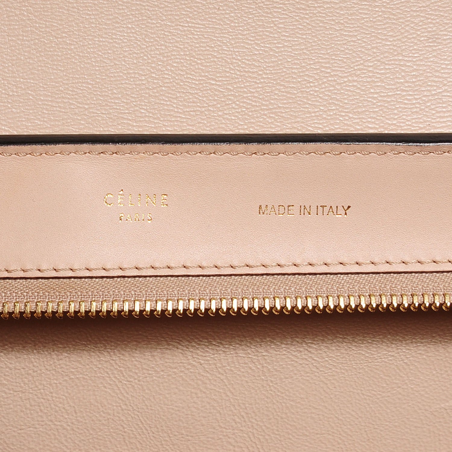 Celine Smooth Calfskin Suede Small Trapeze Beige 5 of 7