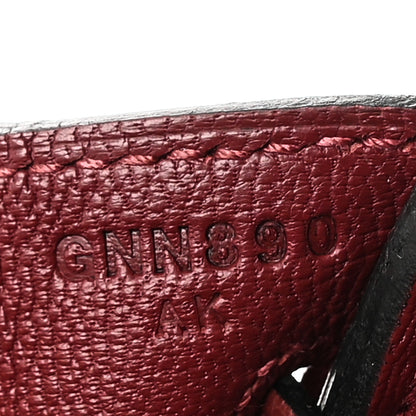 Hermes Togo Birkin 25 Rouge H 7 of 11
