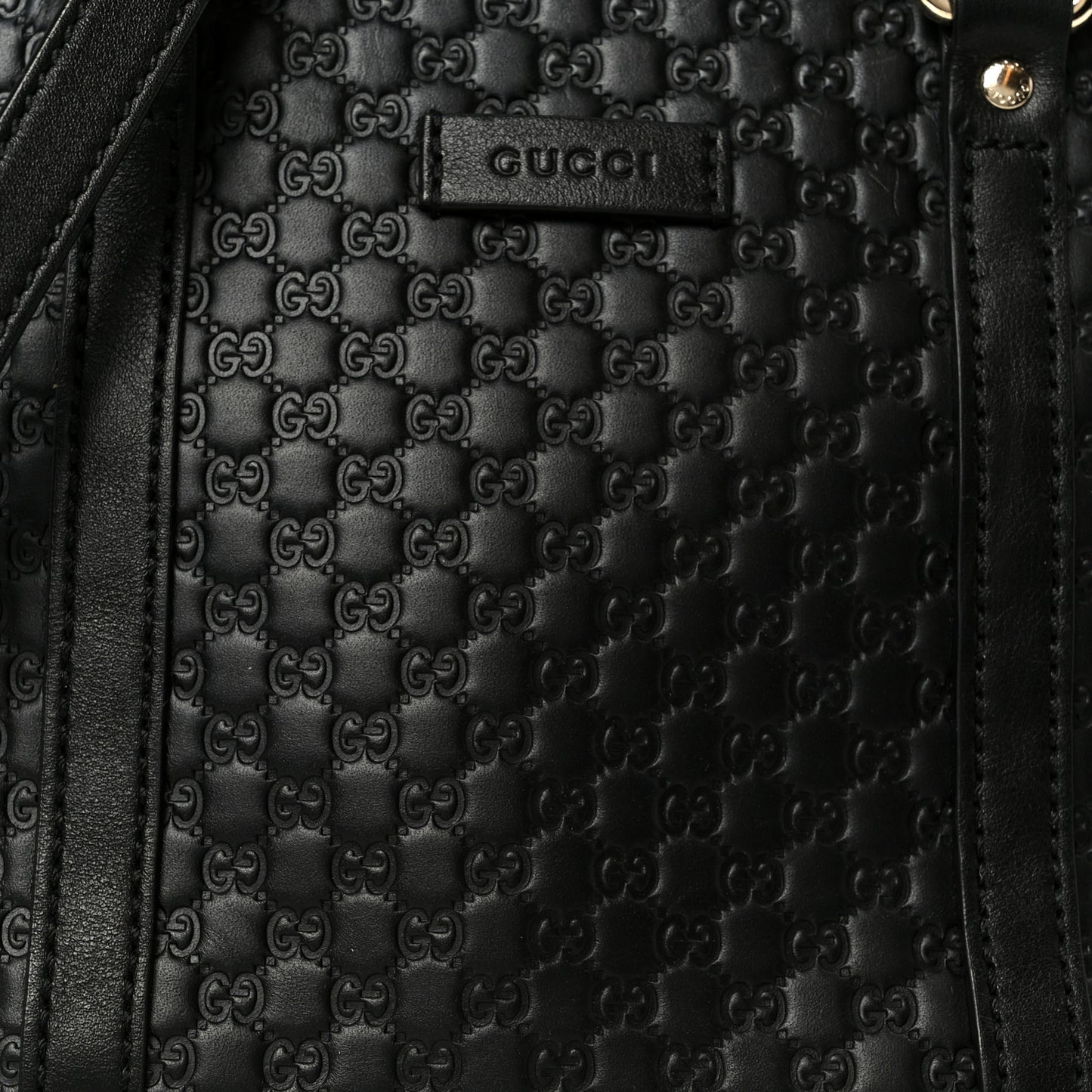 Microguccissima Mini Dome Bag Black