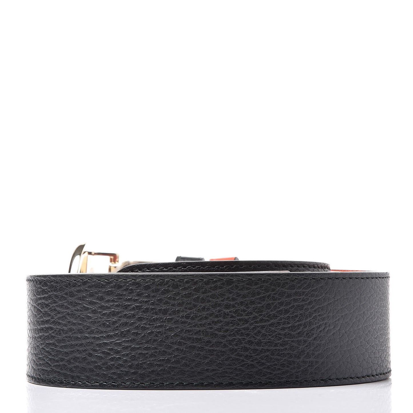 Calfskin 1973 Reversible Belt 90 36 Orange Black