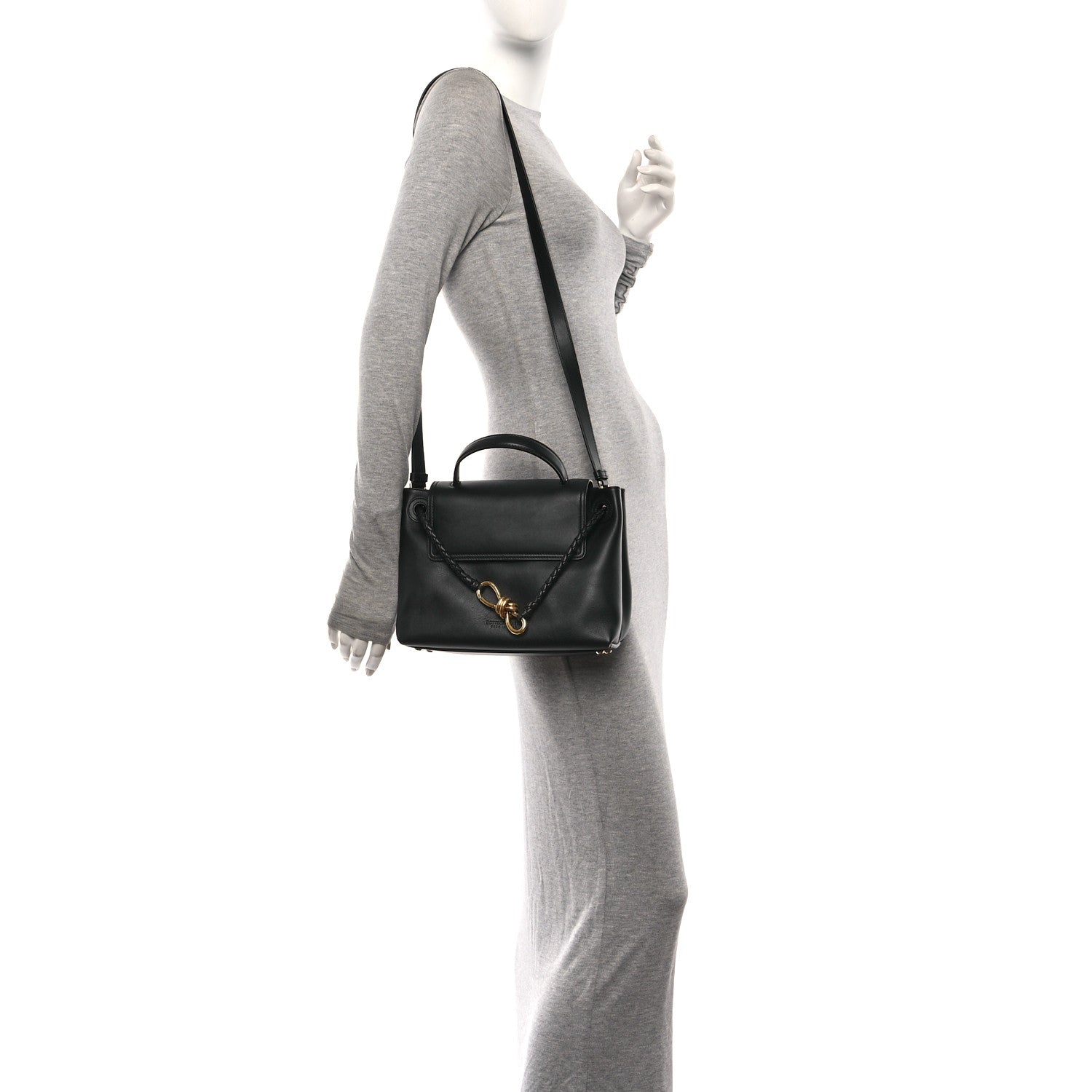 Bottega Veneta Silky Calfskin Small Ciao Ciao Black 2 of 10