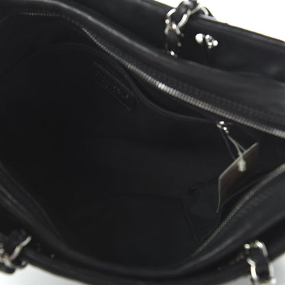 Chanel Calfskin Diamond Stitch Tote Black 5 of 10