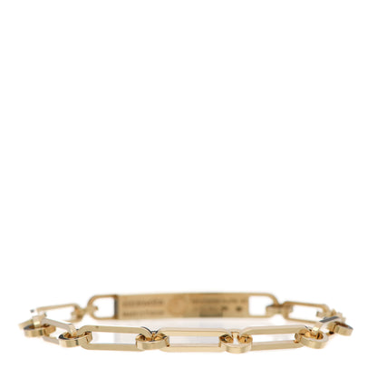 Hermes 18K Yellow Gold Diamond Pave PM Kelly Chaine Bracelet ST 3 of 5