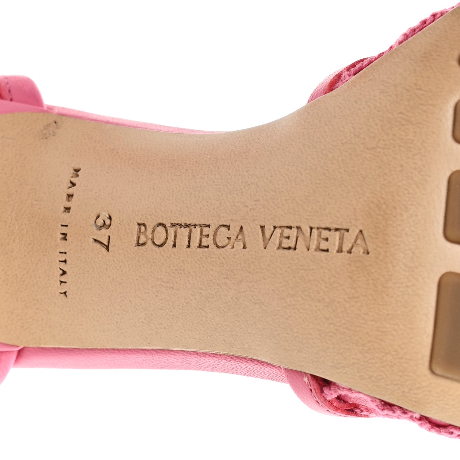Bottega Veneta Mesh Nappa Stretch Ankle Tie 90mm Sandals 37 Azalea 7 of 8