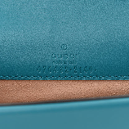 Gucci Velvet Super Mini Dionysus Shoulder Bag Pavone Cyan 6 of 10