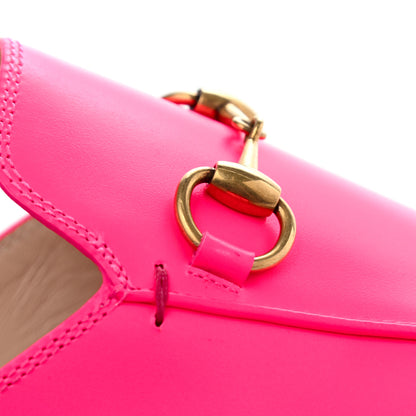 Gucci Calfskin Womens Princetown Slippers 35.5 Fuxia Fluo 11 of 15