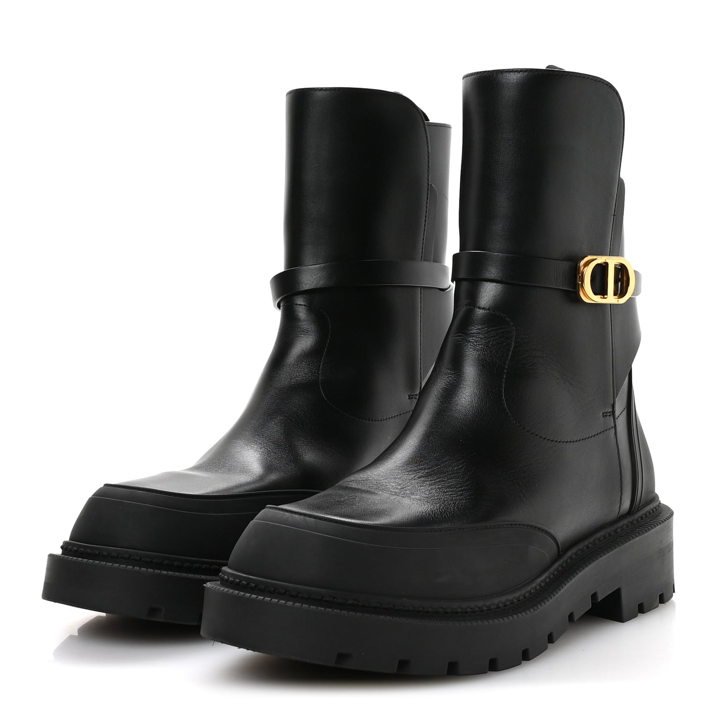 Calfskin Empreinte Ankle Boot 38 Black