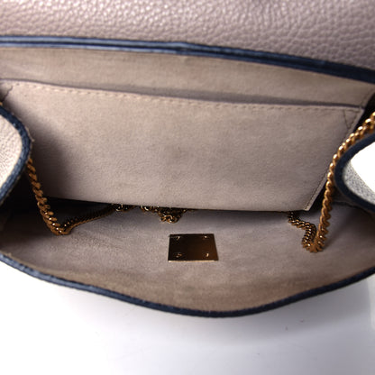Chloe Grained Lambskin Drew Shoulder Bag Motty Grey 4 of 4