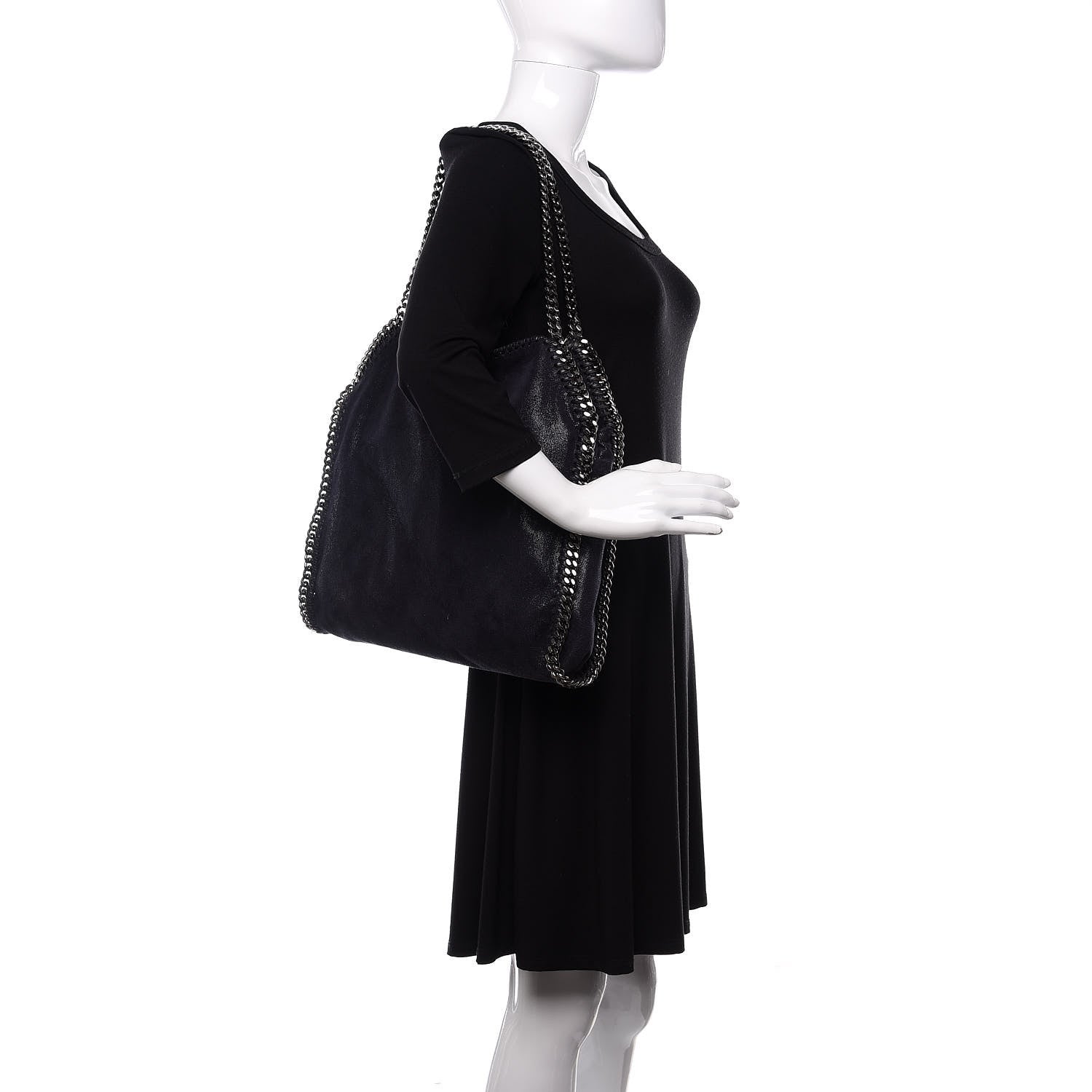 Stella McCartney Shaggy Deer Small Falabella Tote Berry 2 of 9