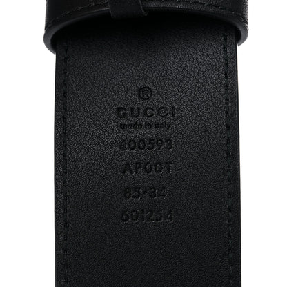 Gucci Calfskin Double G 40mm Belt 85 34 Black 3 of 7