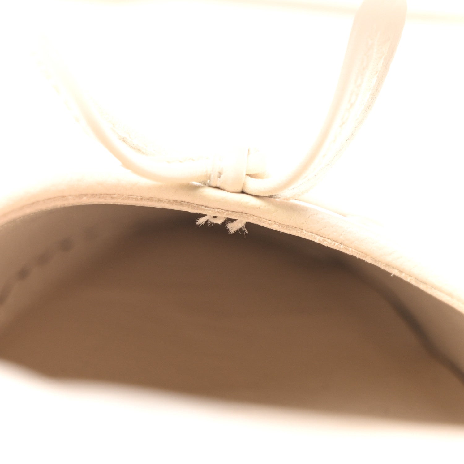Chanel Lambskin Cap Toe Bow Slingback Pumps 39 Beige 8 of 10