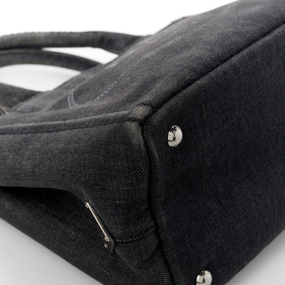 Prada Canapa Small Logo Tote Black 14 of 16
