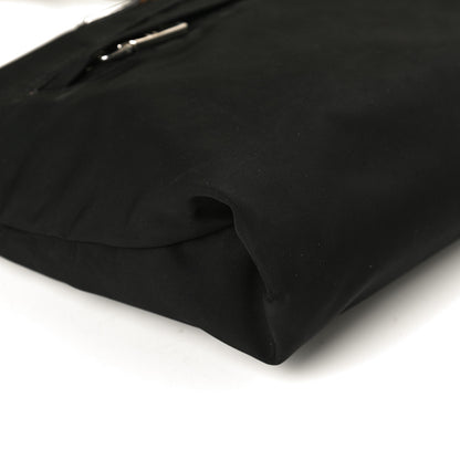 Prada Tessuto Nylon Saffiano Flat Messenger Bag Black 10 of 11
