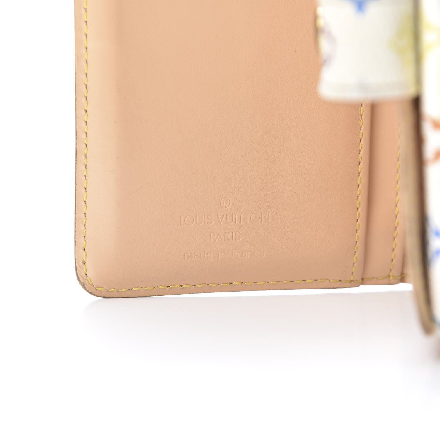 Louis Vuitton Monogram Multicolor French Purse Wallet White 7 of 16