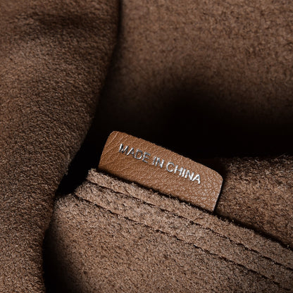 Burberry Grainy Calfskin Large Ashby Hobo Sand 8 of 10