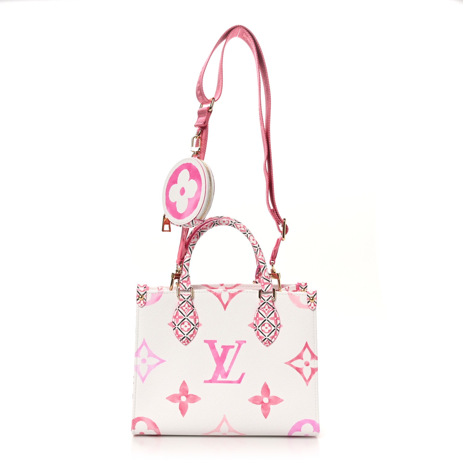 Louis Vuitton Monogram Giant By The Pool 2.0 Onthego PM Pink 1 of 10