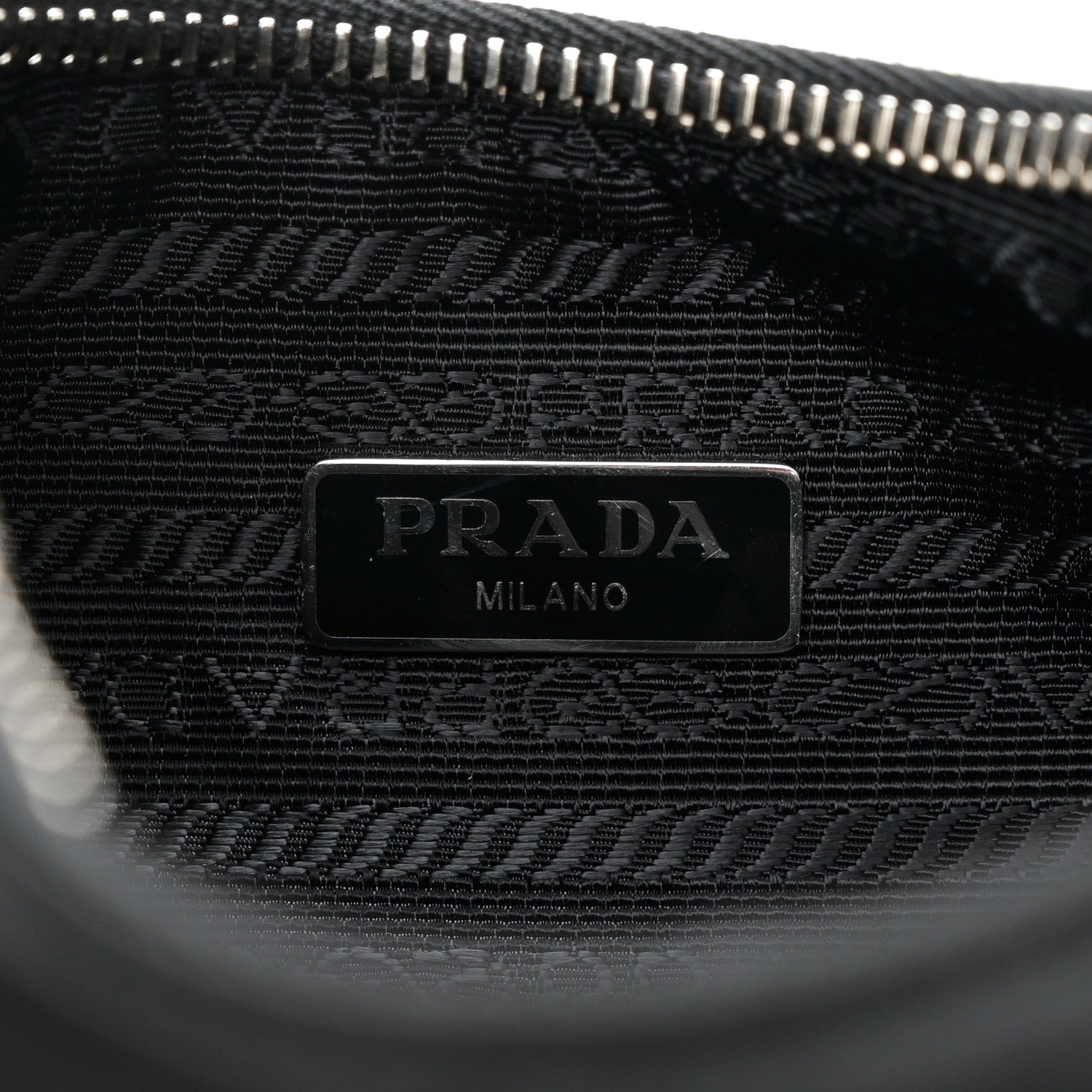 Prada Nylon Re-Edition 2005 Shoulder Bag Black 6 of 10