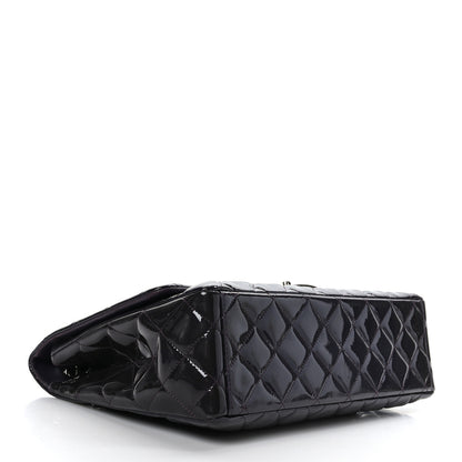 Chanel Patent Quilted Maxi Single Flap Purple 4 of 10