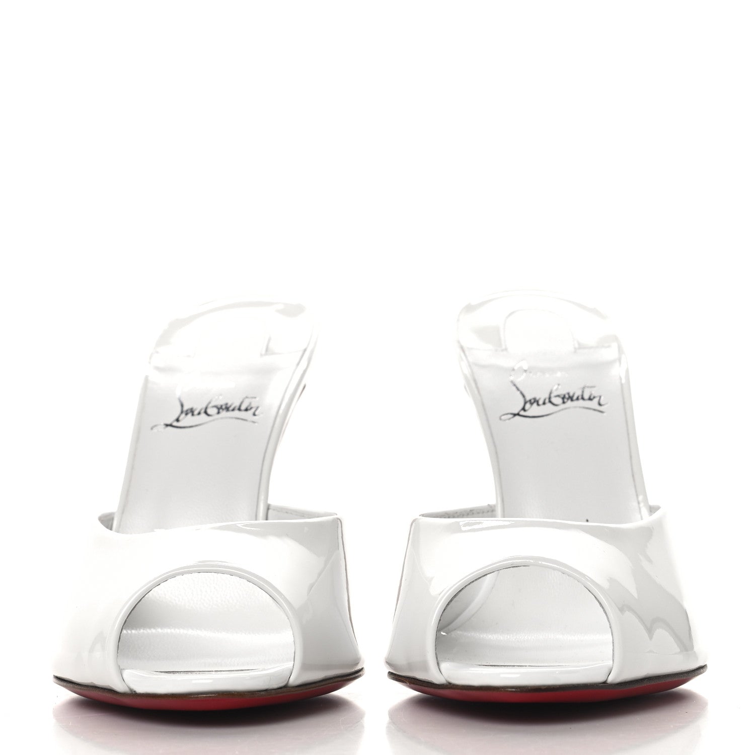 Christian Louboutin Patent Me Dolly 100 Sandals 37 White 3 of 10