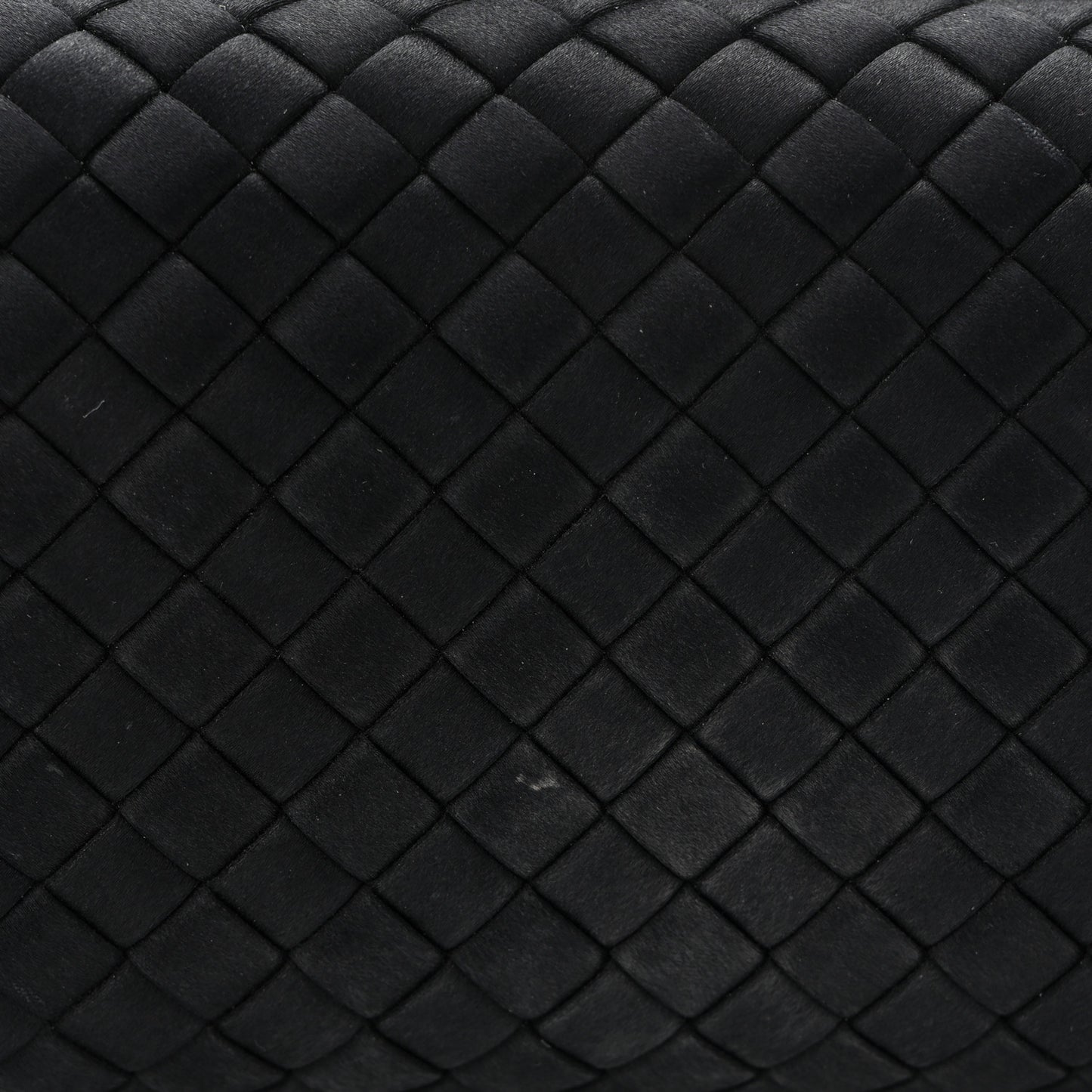 Satin Ayers Intreccio Impero Stretch Knot Clutch Black