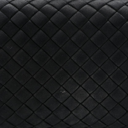 Bottega Veneta Satin Ayers Intreccio Impero Stretch Knot Clutch Black 8 of 10