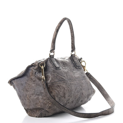 Givenchy Tumbled Sheepskin Large Pandora Blue Grey 3 of 9