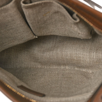 Gucci Monogram Small Bree Tote Beige Tabacco 5 of 9