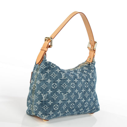 Louis Vuitton Monogram Denim Baggy PM Blue 3 of 7