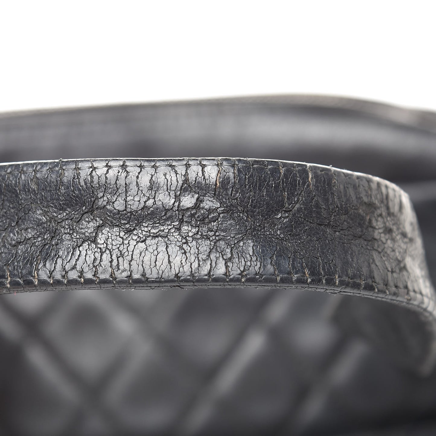 Lambskin Quilted CC Tote Black