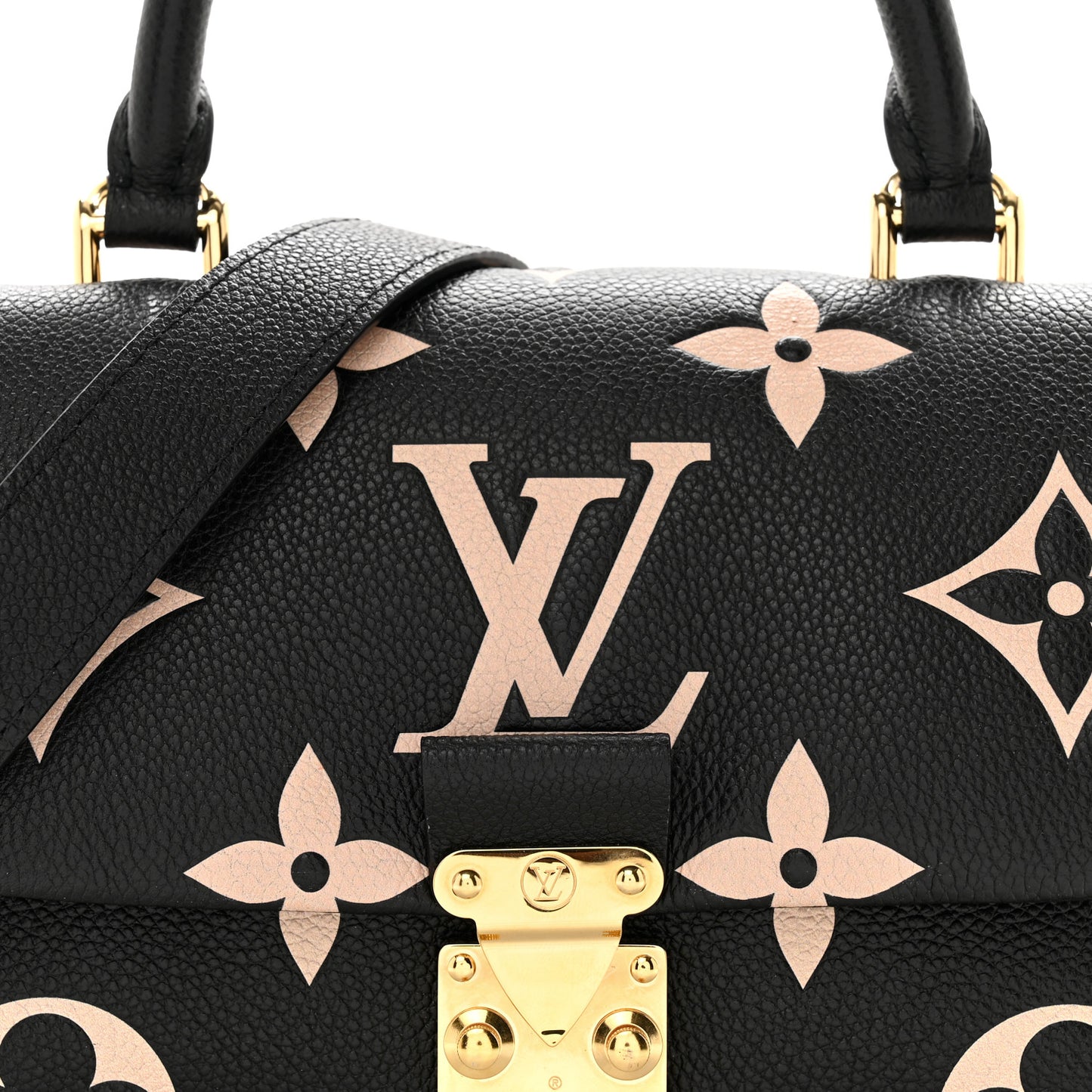 Empreinte Monogram Giant Madeleine BB Black Beige