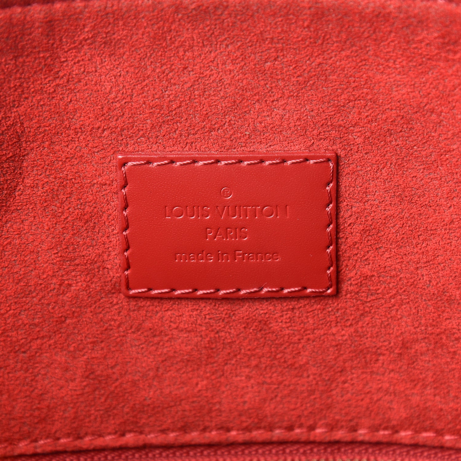 Louis Vuitton Damier Ebene Caissa Hobo Cherry 6 of 11