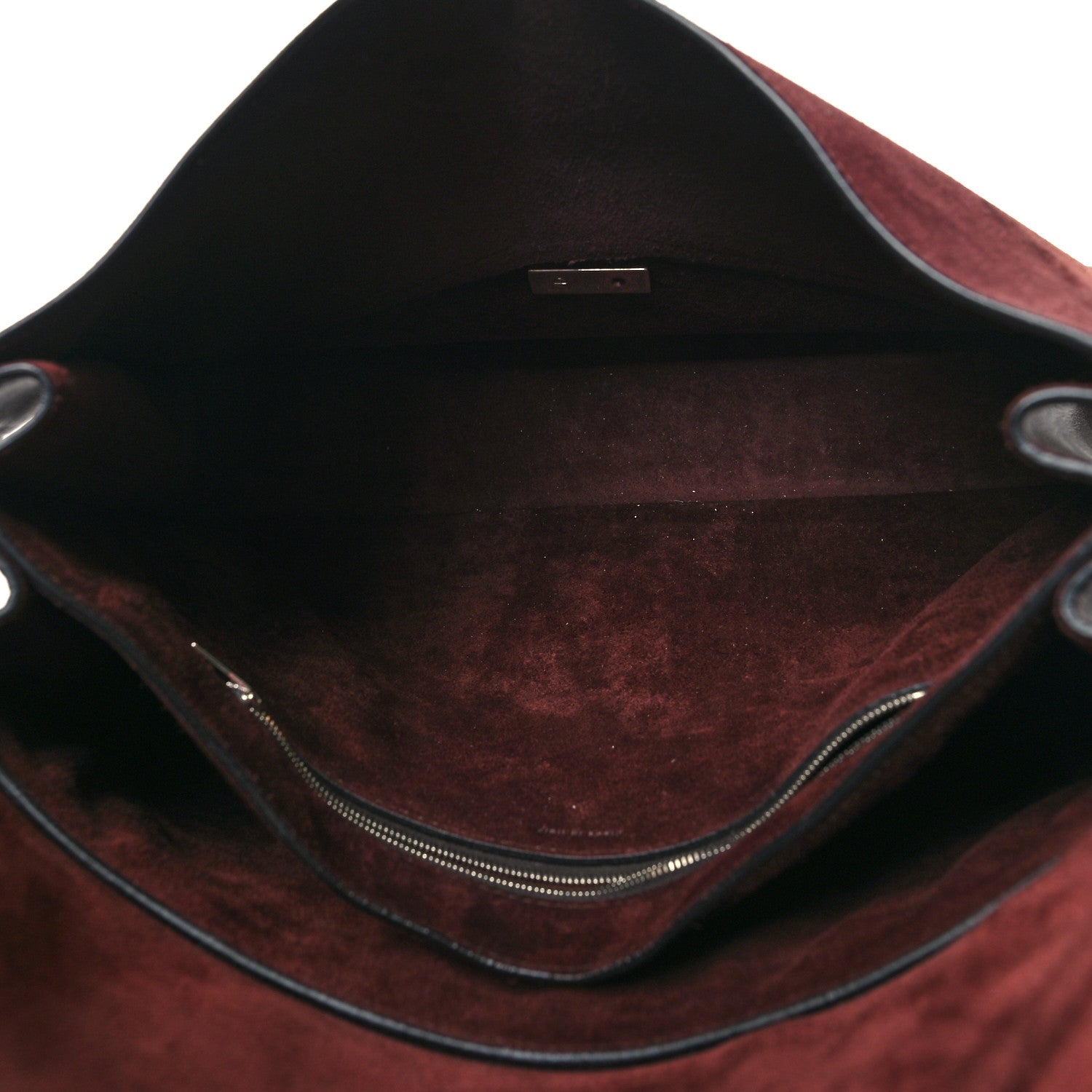 Celine Smooth Calfskin Suede Diamond Shoulder Bag Brown 6 of 13