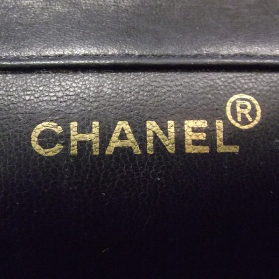 Lambskin Two-Sided Flap Navy