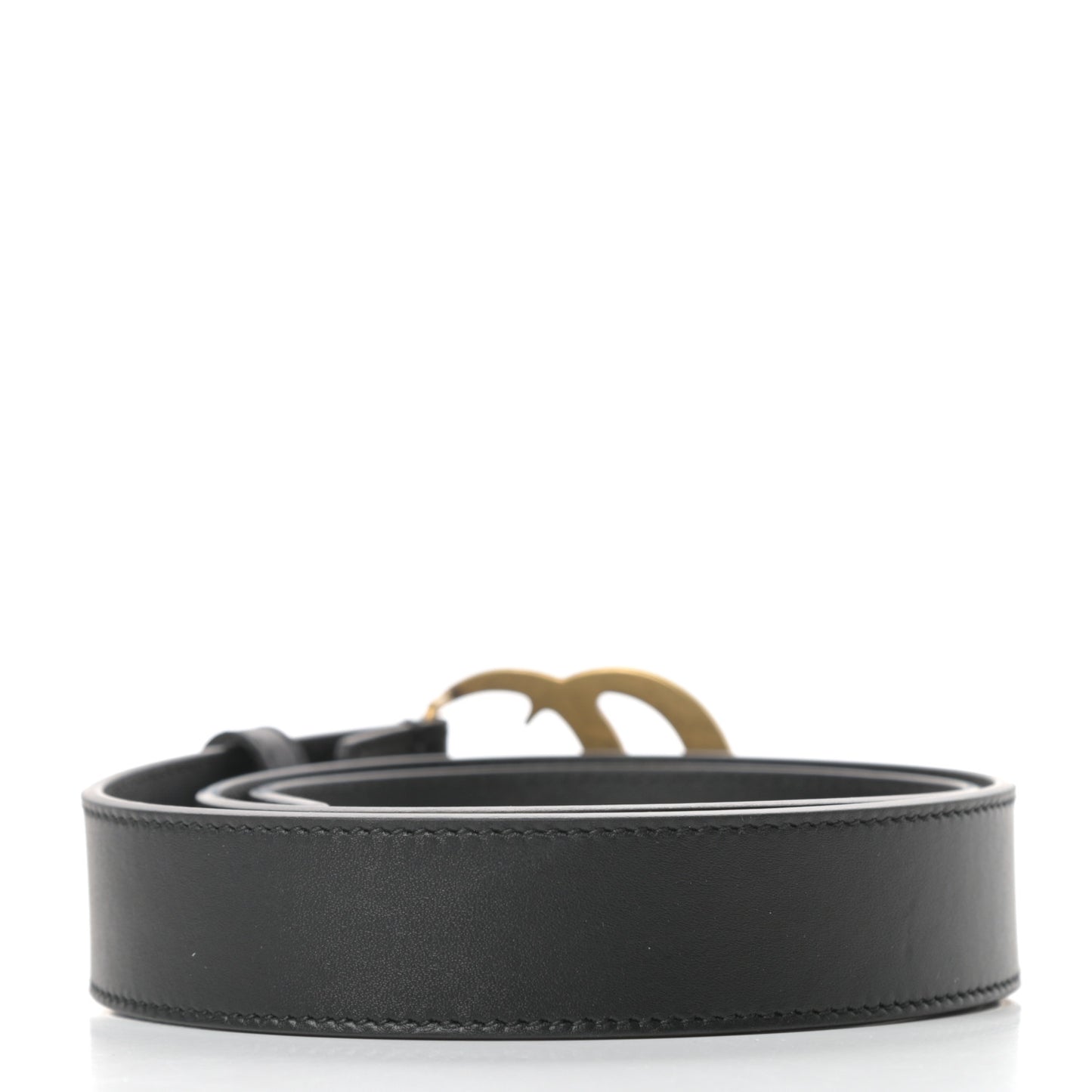 Calfskin Double G 30mm Belt 80 32 Black