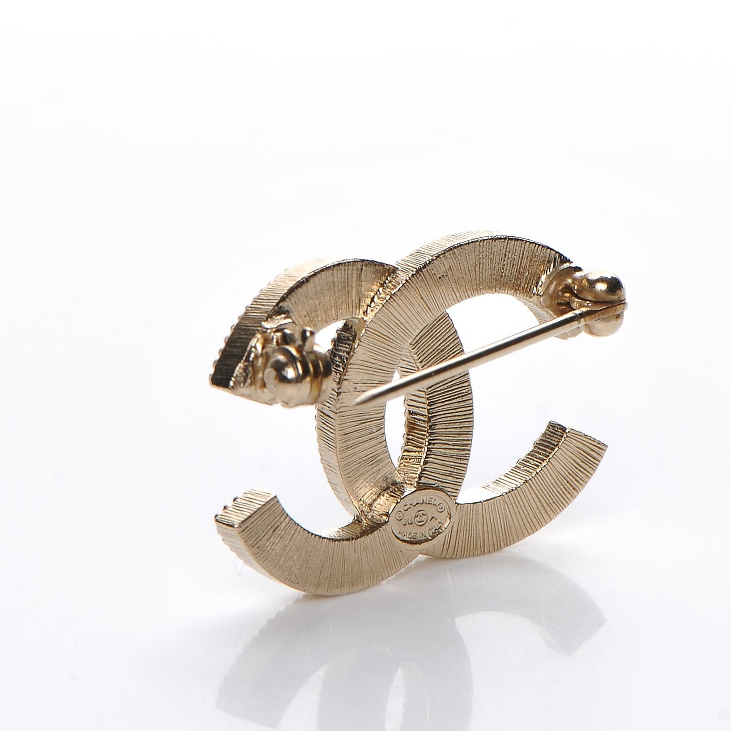 Crystal CC Mini Brooch