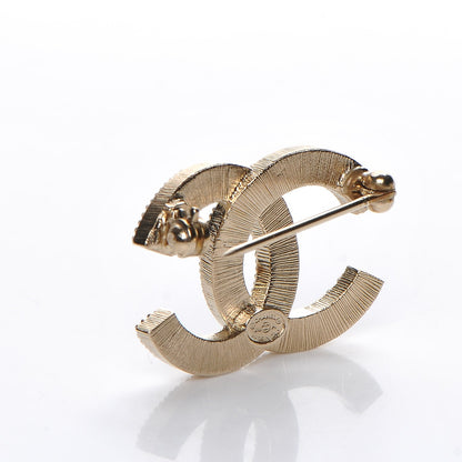 Chanel Crystal CC Mini Brooch 3 of 5