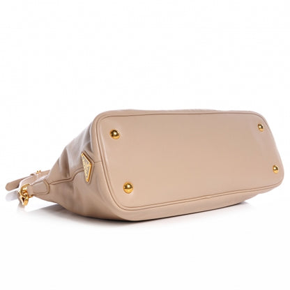 Prada Soft Calf Shoulder Bag Quarzo 4 of 9