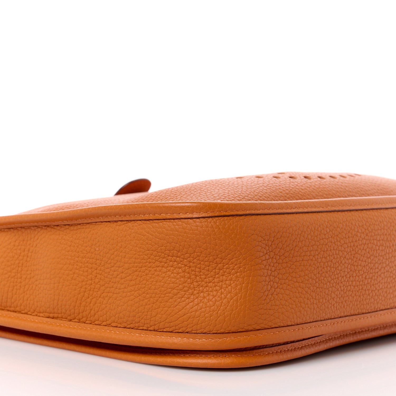 Hermes Taurillon Clemence Evelyne II PM Potiron 8 of 10