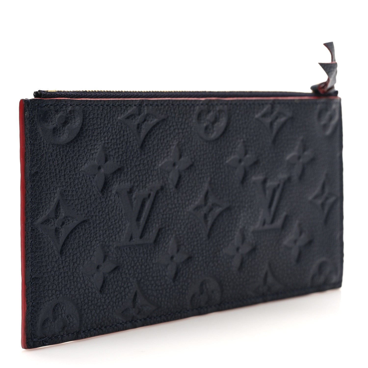 Louis Vuitton Empreinte Felicie Chain Wallet Zippered Insert Marine Rouge 3 of 6