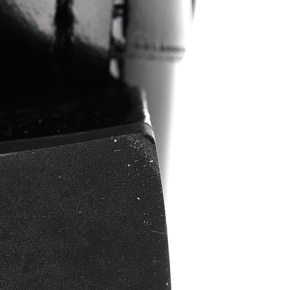 Saint Laurent Patent Clementi Ankle Zip Boot 39 Black 20 of 21