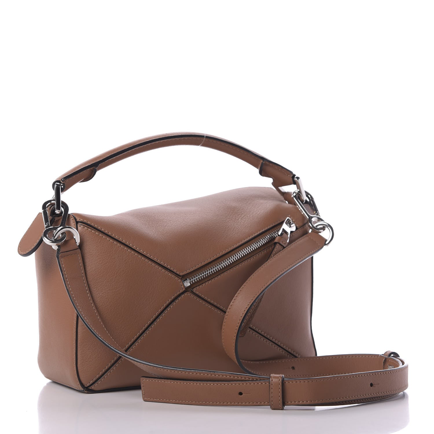 Loewe Calfskin Small Puzzle Bag Tan 3 of 9