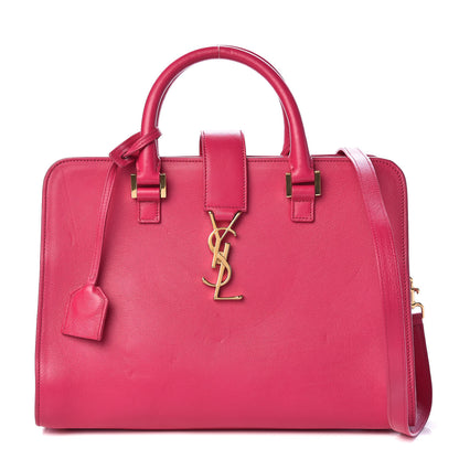 Saint Laurent Calfskin Small Monogram Cabas Fuchsia 1 of 15