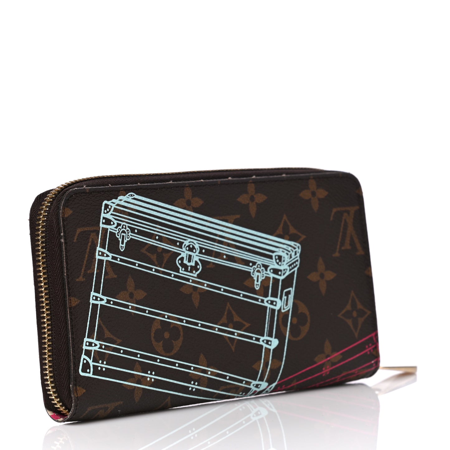 Monogram 2014 Christmas Animation Zippy Wallet