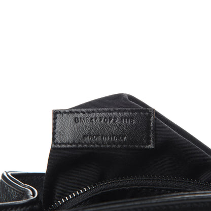 Saint Laurent Calfskin Y Quilted Monogram Toy Loulou Crossbody Bag Black 9 of 10