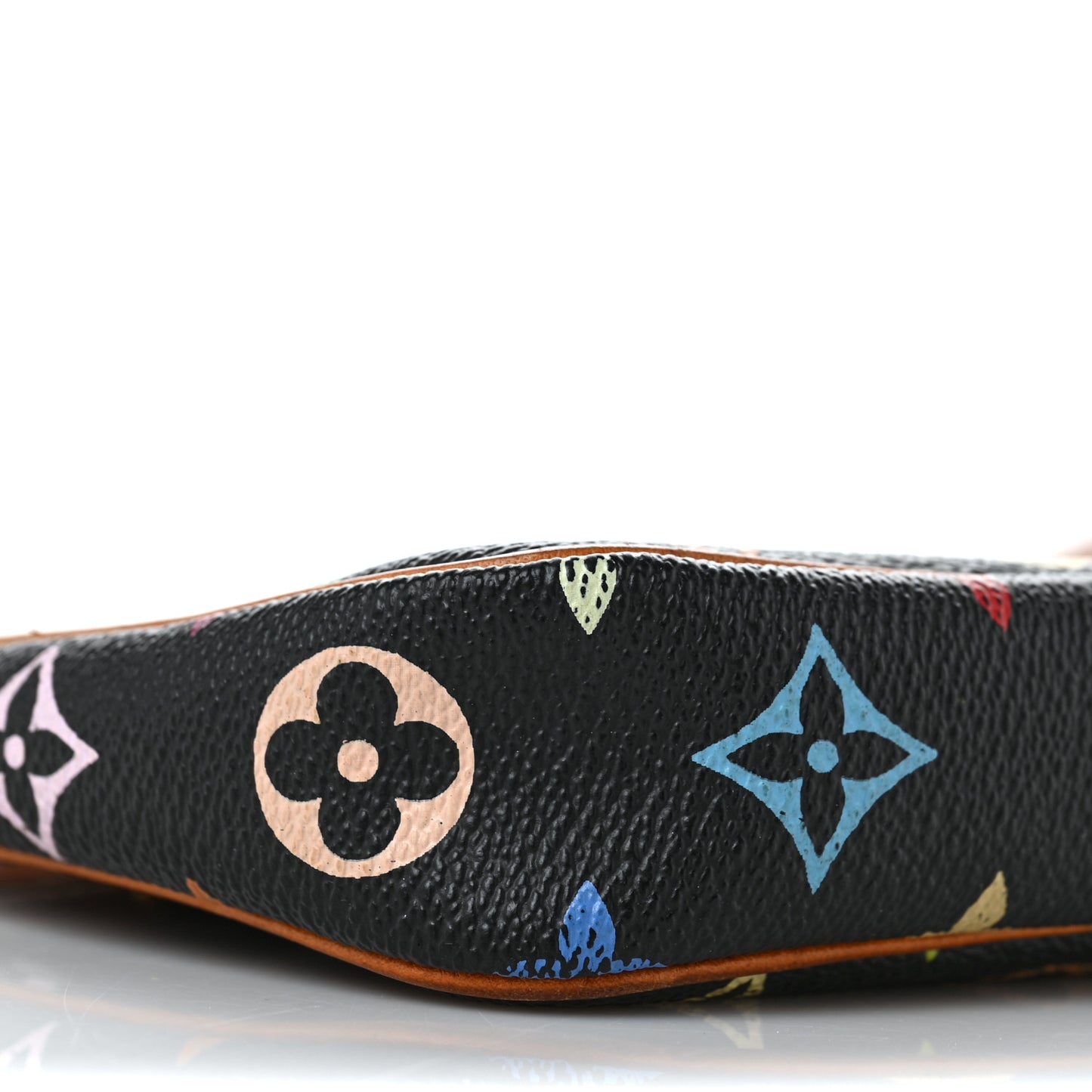 Monogram Multicolor Pochette Accessories Black