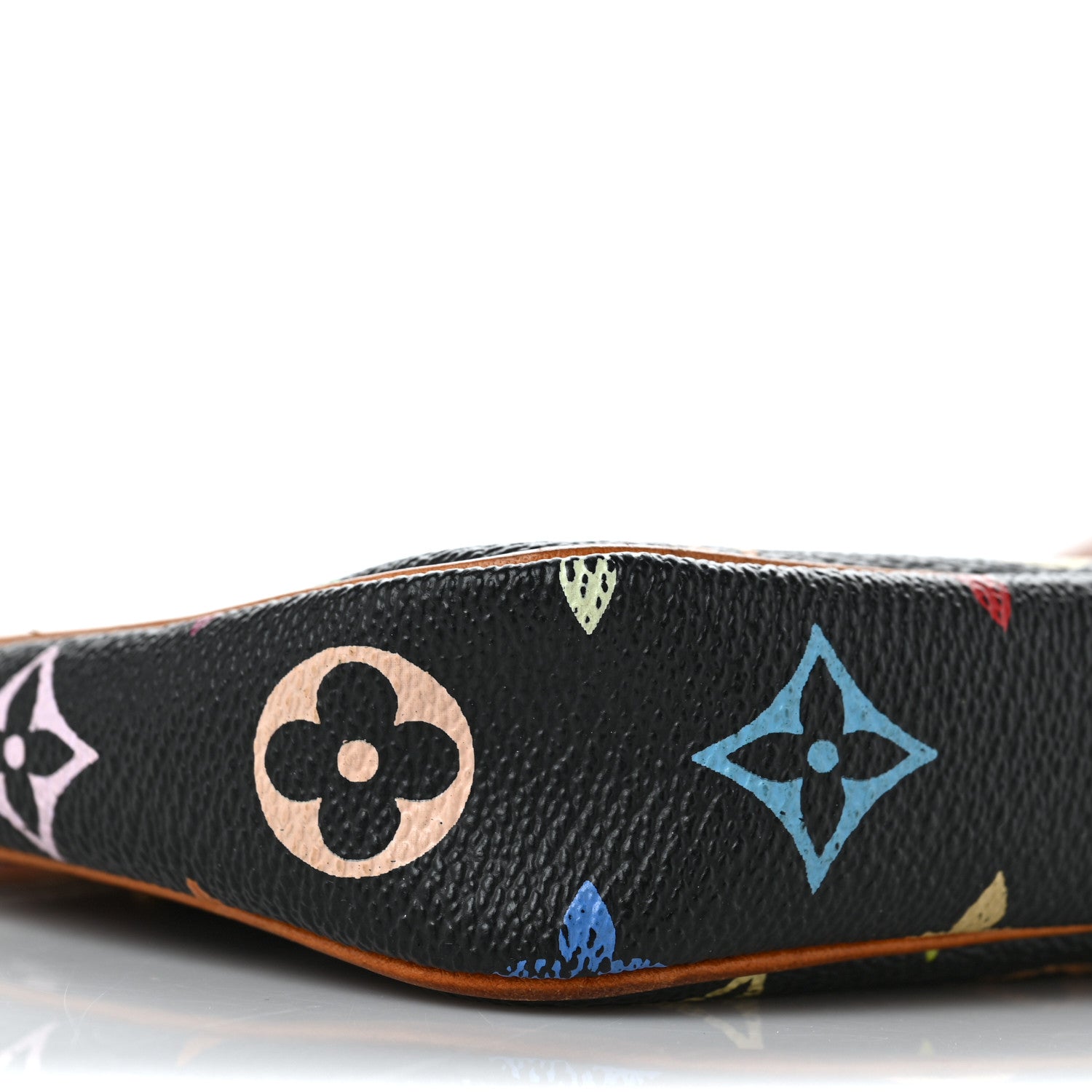 Louis Vuitton Monogram Multicolor Pochette Accessories Black 8 of 11
