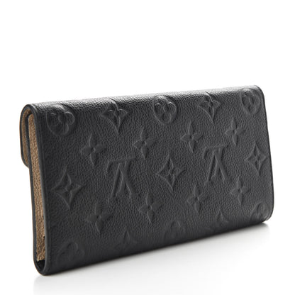 Louis Vuitton Empreinte Josephine Wallet Black 3 of 7