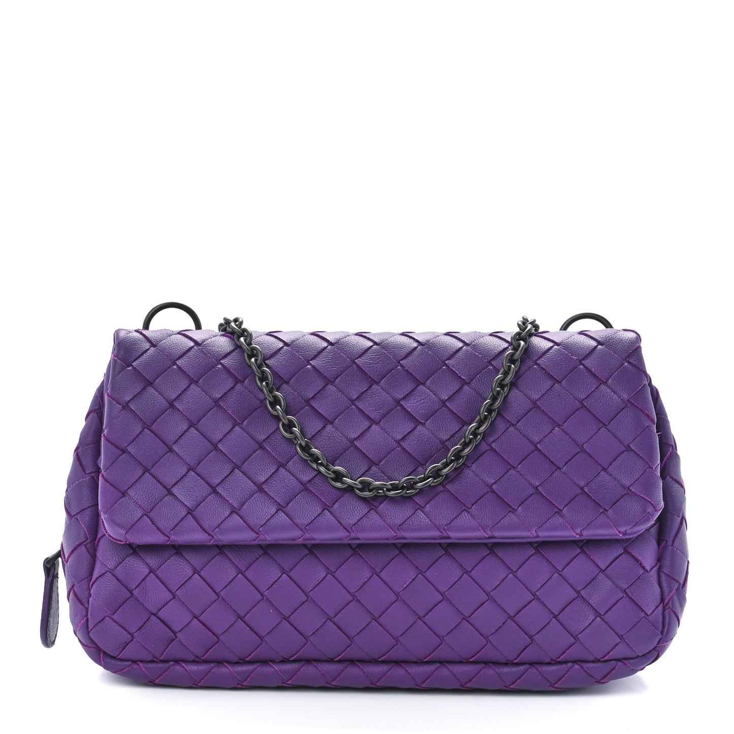 Nappa Intrecciato Mini Messenger Bag Byzantine